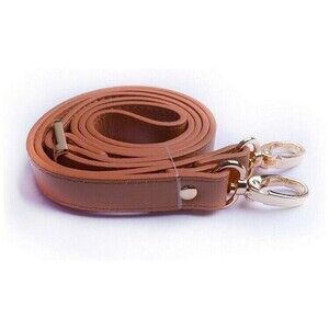 Wento 1pcs 43''-49'' Pu Camel Leather Adjustable Bag Strap Crossbody Replacement